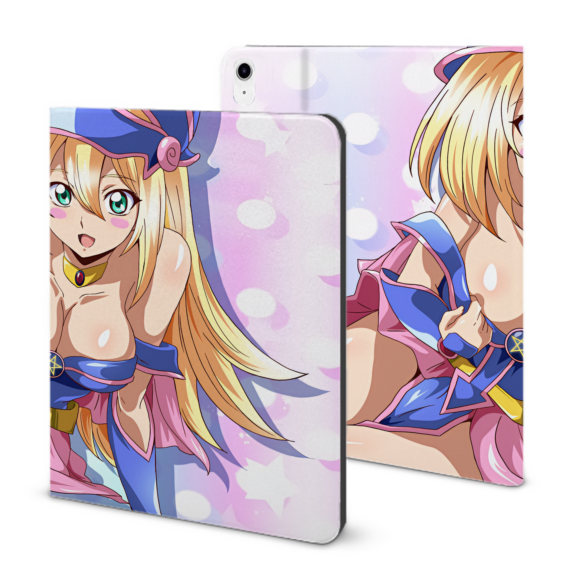 （画像用） 遊☆戯☆王 Yu-Gi-Oh! IPad ケース ブック型 PUレザー TPU 耐衝撃 軽量 薄型 ペン収納なし 全面保護 IPad 各モデル対応